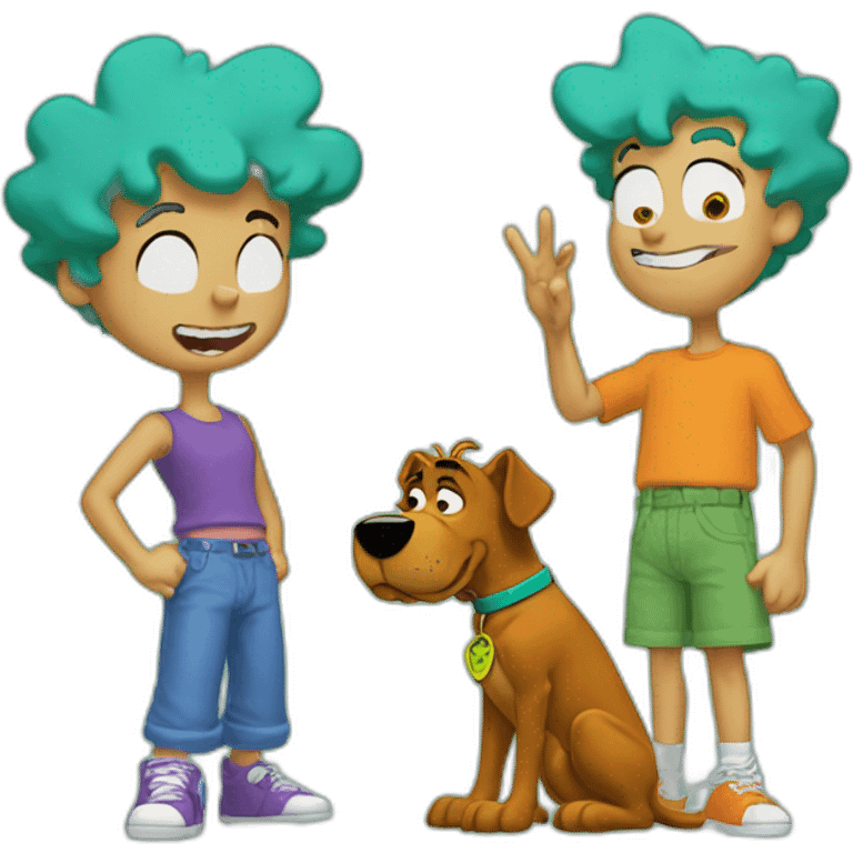 scooby doo and the rugrats emoji