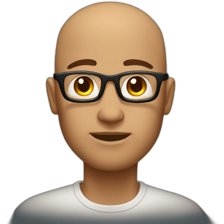 bald-brown-designer-behind-midnight-macbook emoji