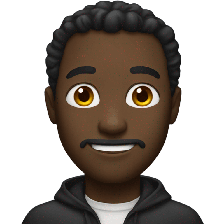  a Black man man who is a bat emoji