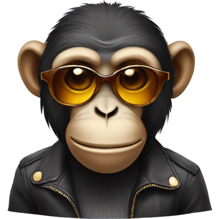 Monkey wearing shades emoji