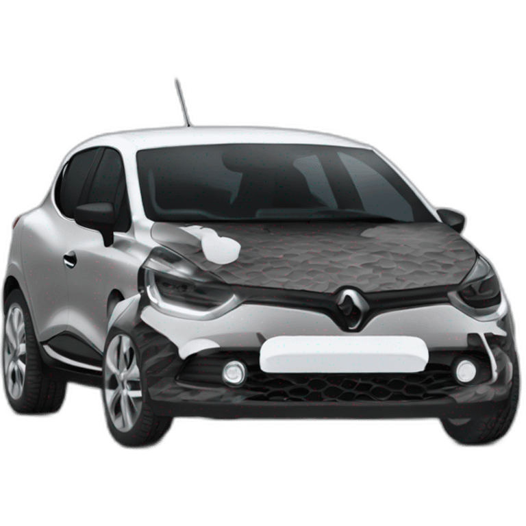 Clio 5 Renault grise clair emoji