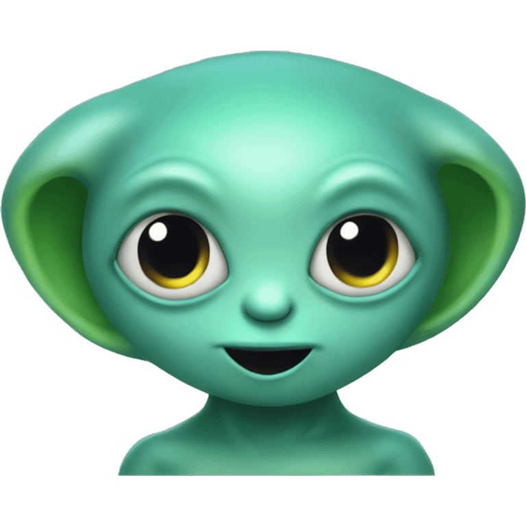 Cute alien emoji