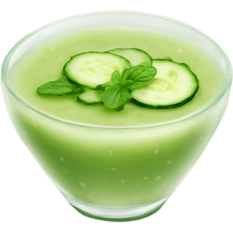 Cucumber gazpacho  emoji