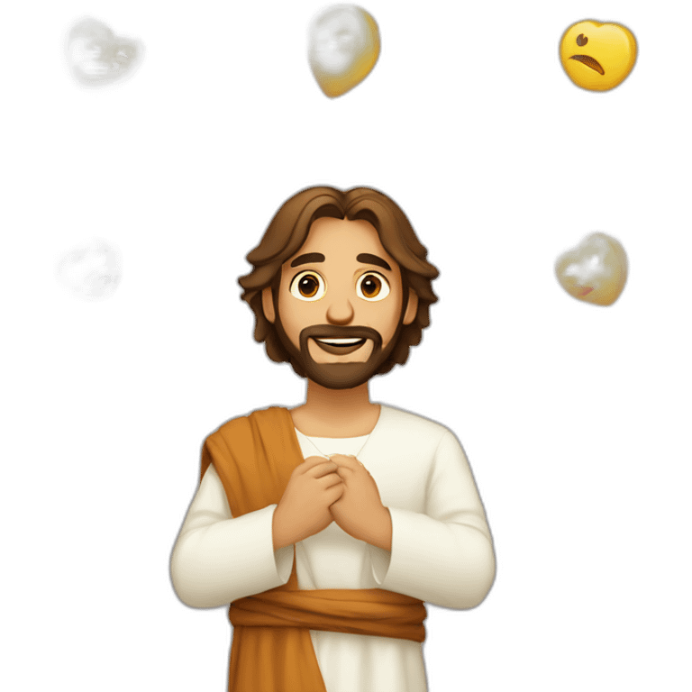 Jesús es amor emoji