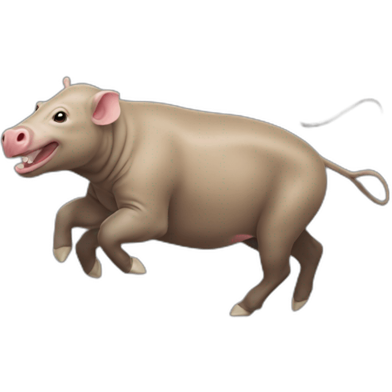 Babirusa Galloping emoji