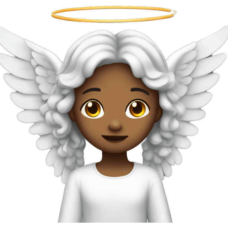 cute angel with wings emoji