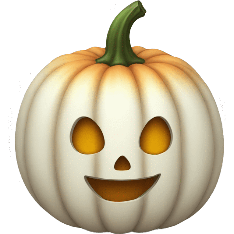 White pumpkin  emoji