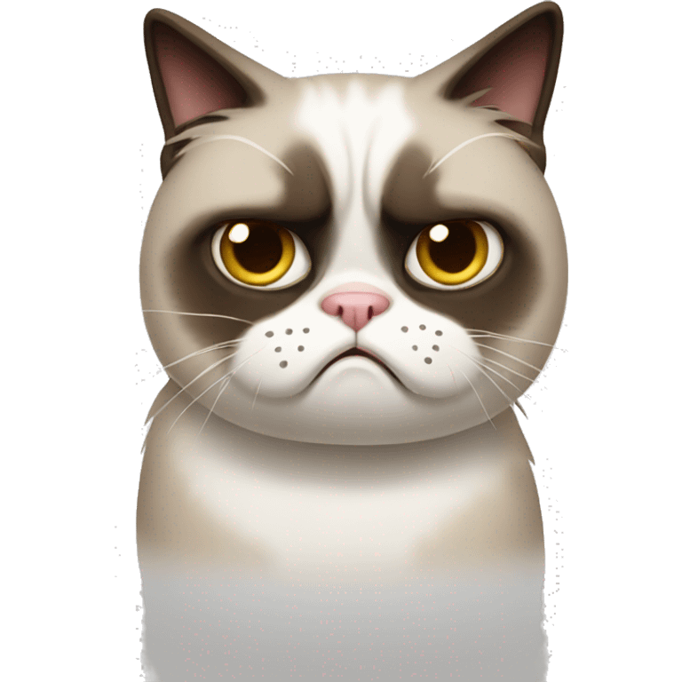 Grumpy cat emoji