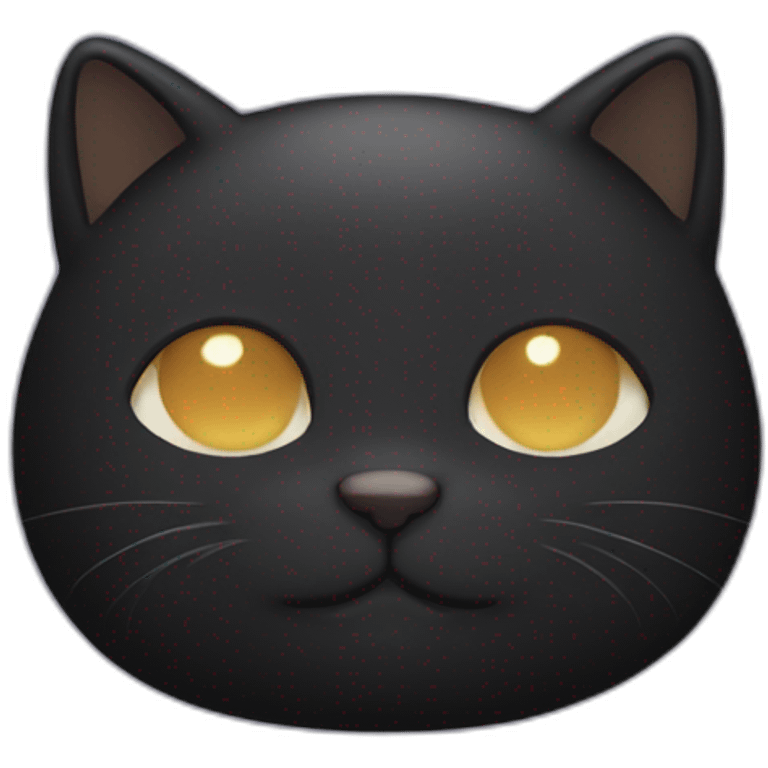 black mochi cat emoji