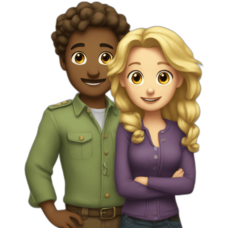 Jane and rafeal emoji