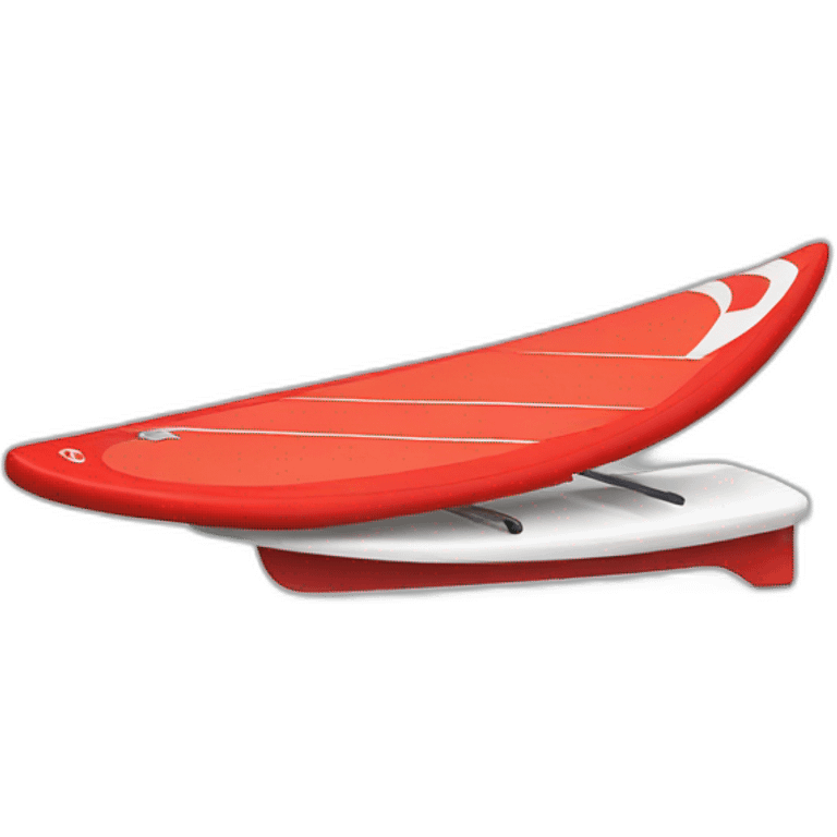 Red windsurf board  emoji