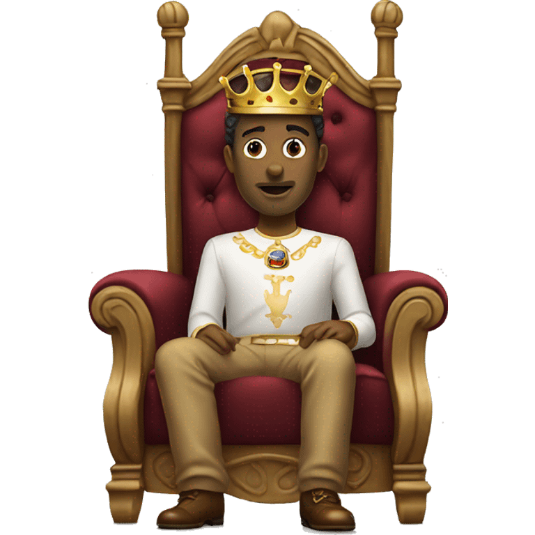 The King Dream with chair emoji