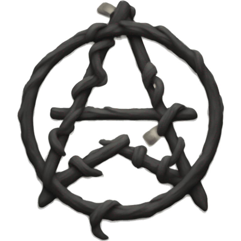 Anarchy symbol emoji