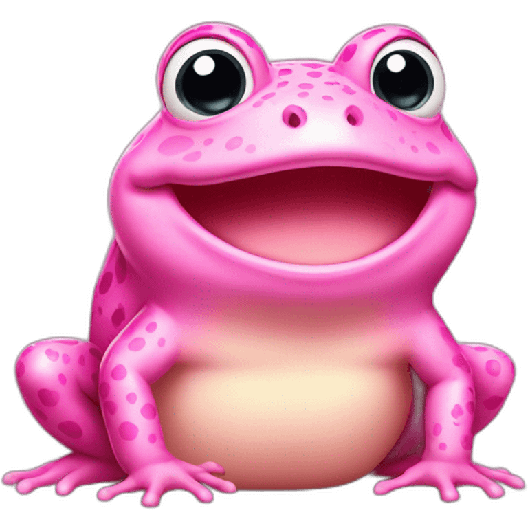 pink toad with smile emoji