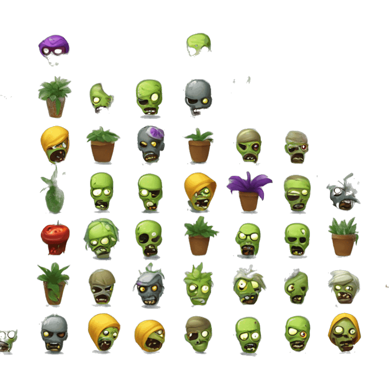 PLANTAS VS ZOMBIES emoji