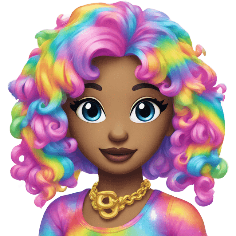 Lisa frank vibe  emoji