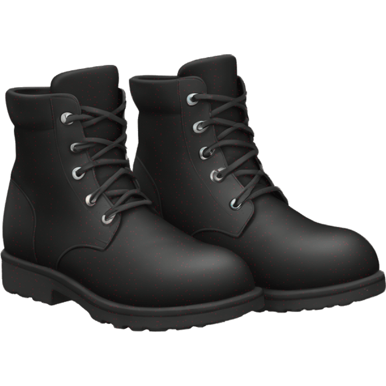 Black boots  emoji