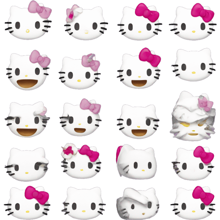 Hello kitty emojis emoji