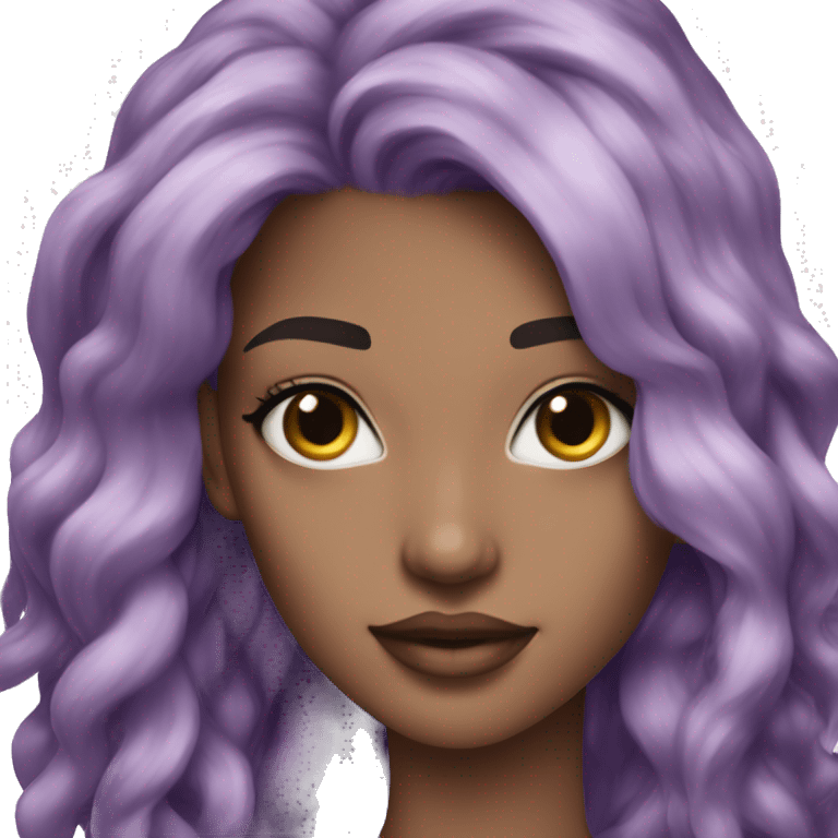 Brume Victoria secret purple hair emoji