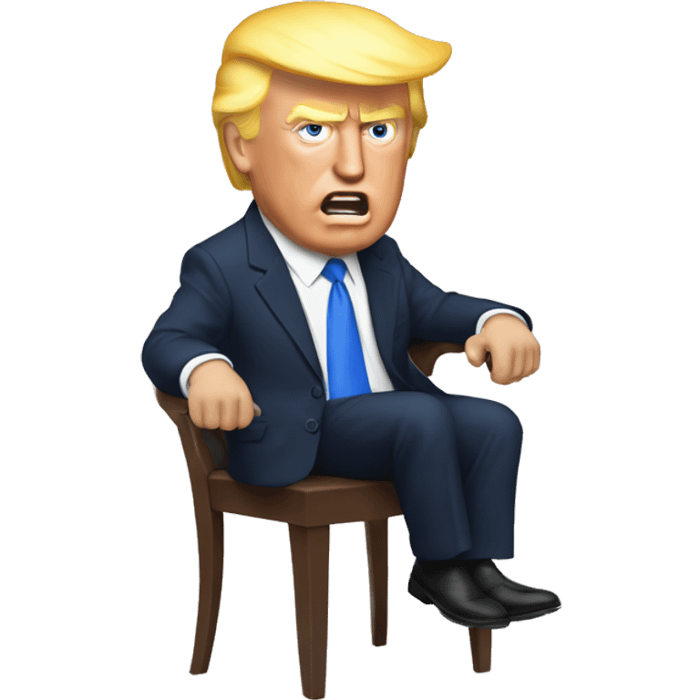  Trump powering down  emoji