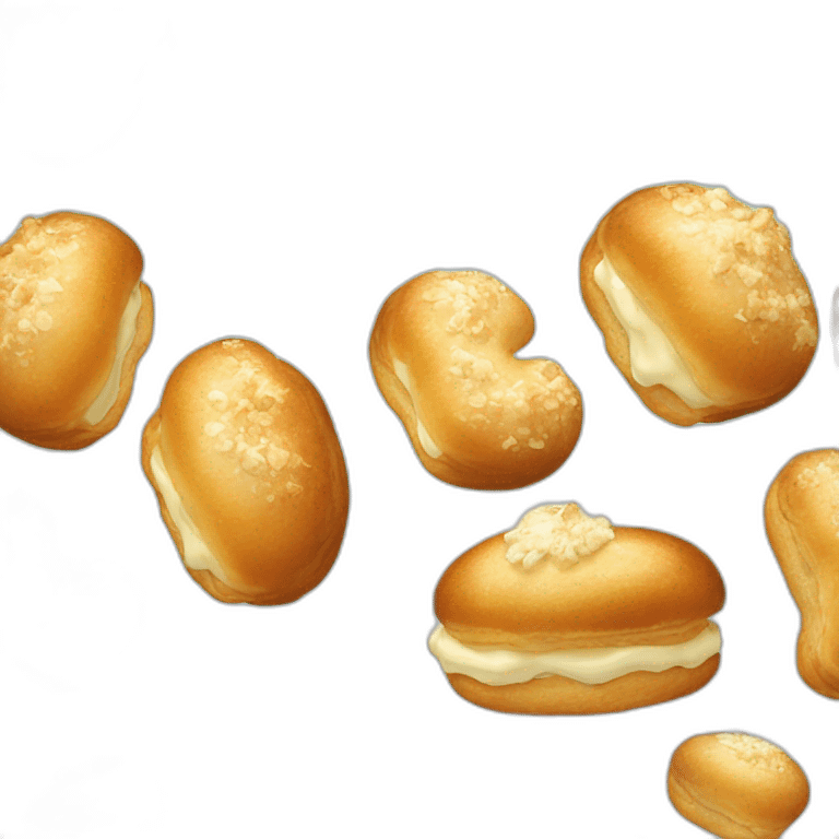 Un choux à la crème emoji