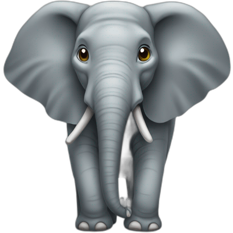 éléphant avec une souris emoji