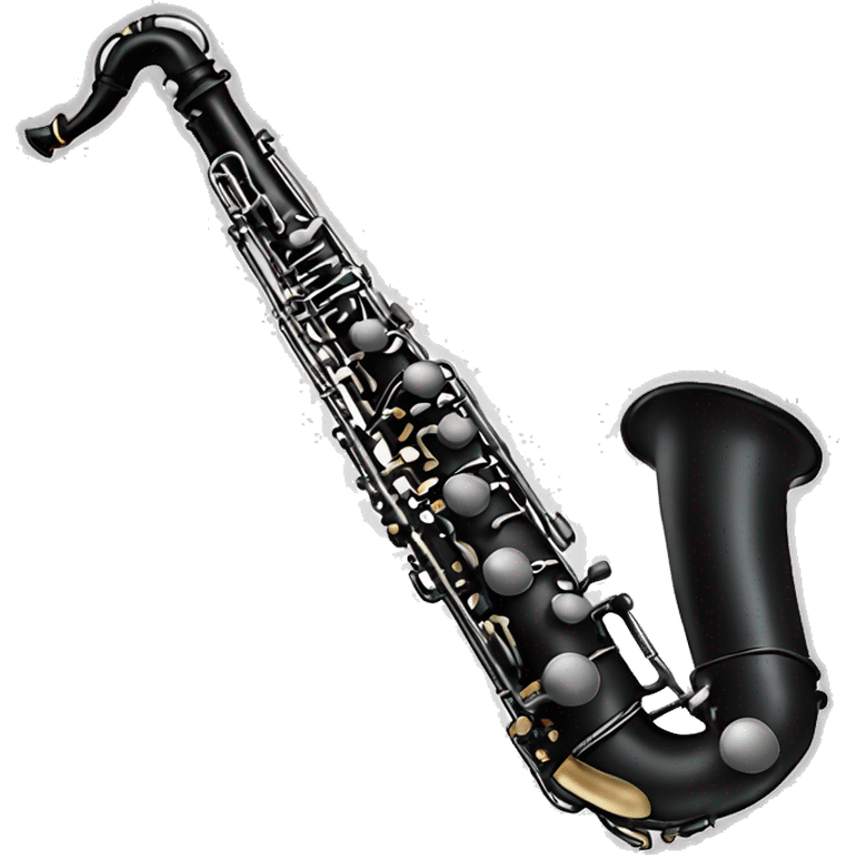 An actual bass clarinet that doesn’t look like a tenor saxophone  emoji