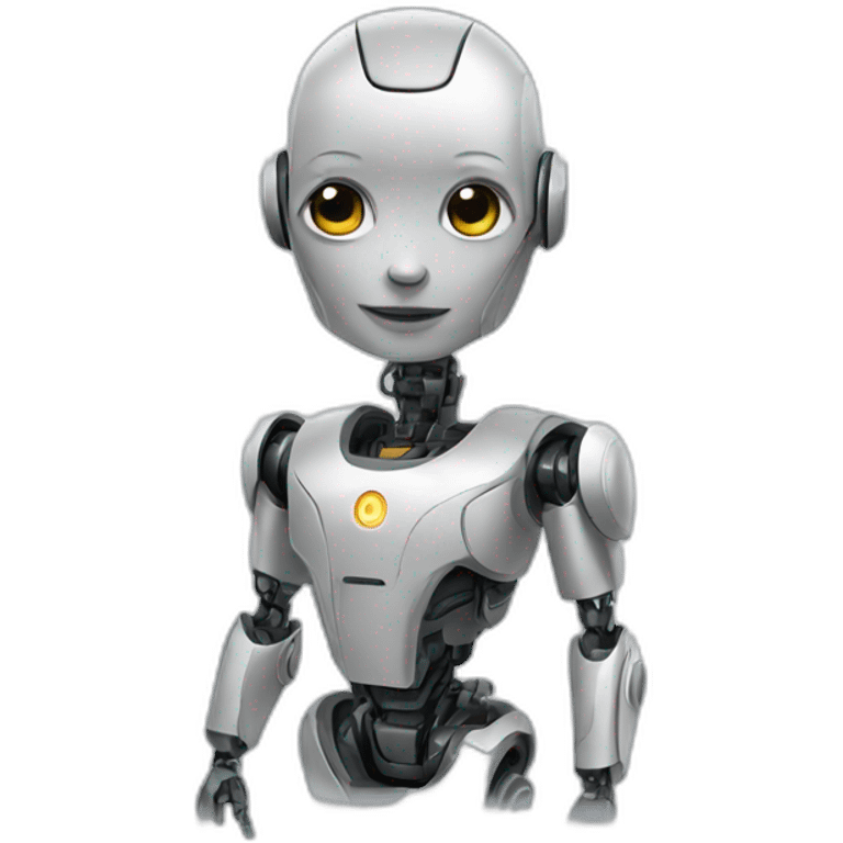 Ai human robot emoji