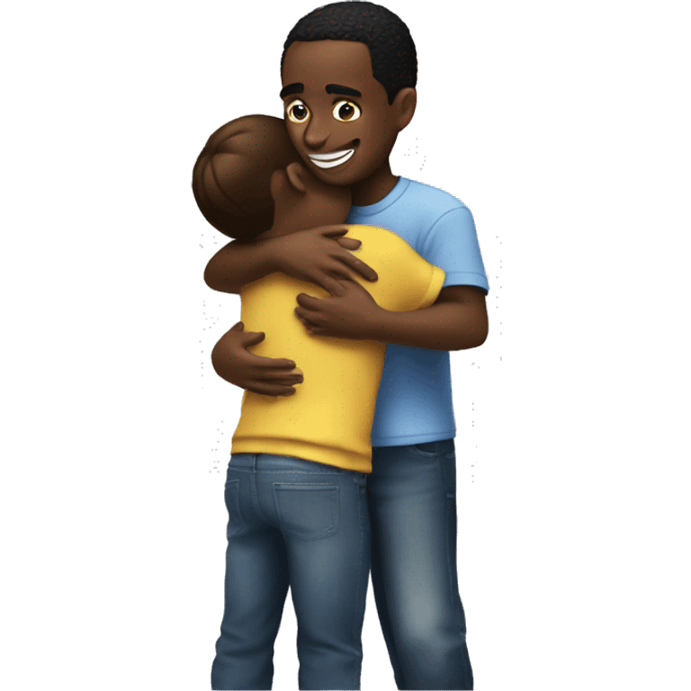 Diddy hugging a kid emoji