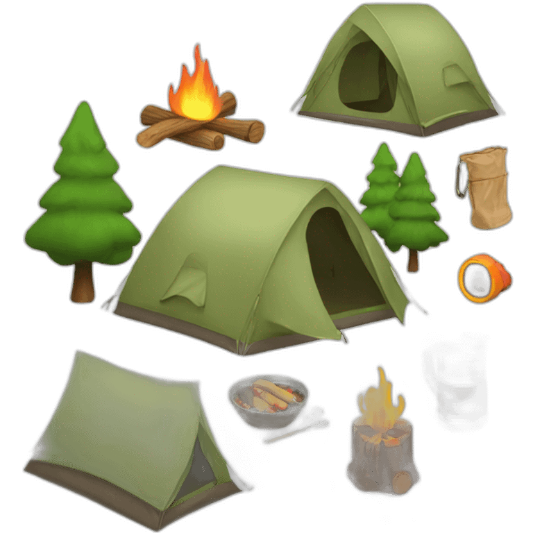 camping emoji