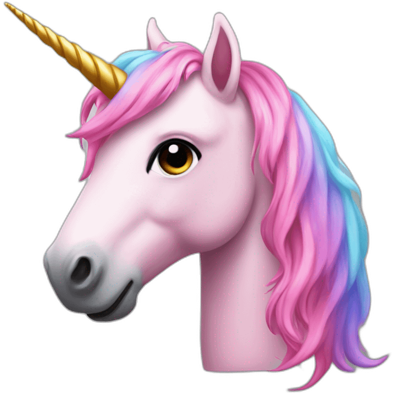 rainbow unicorn pink emoji