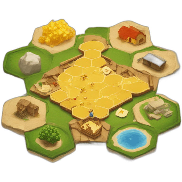 Catan boardgame emoji