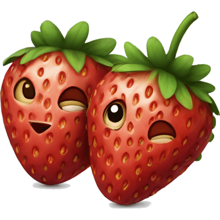 red straberry emoji