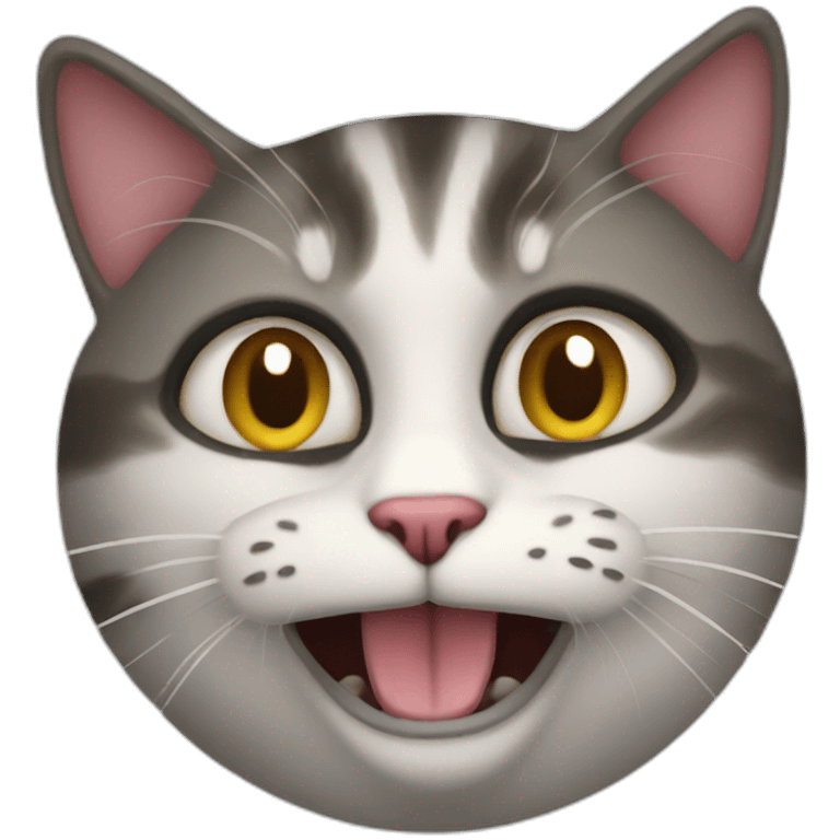 crazy cat emoji