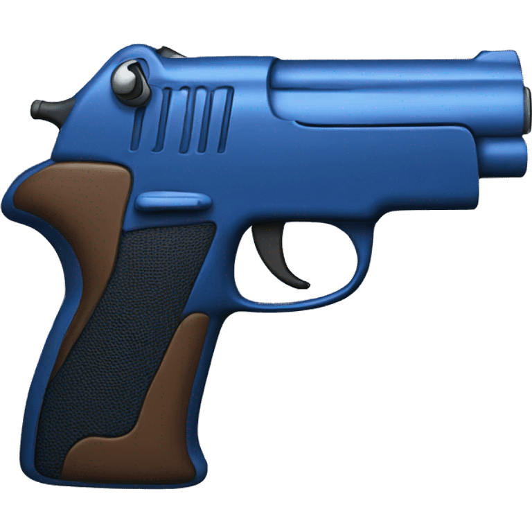 Blue gun emoji