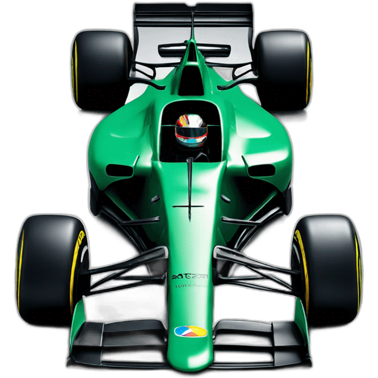 Aston Martin green formula 1 car emoji