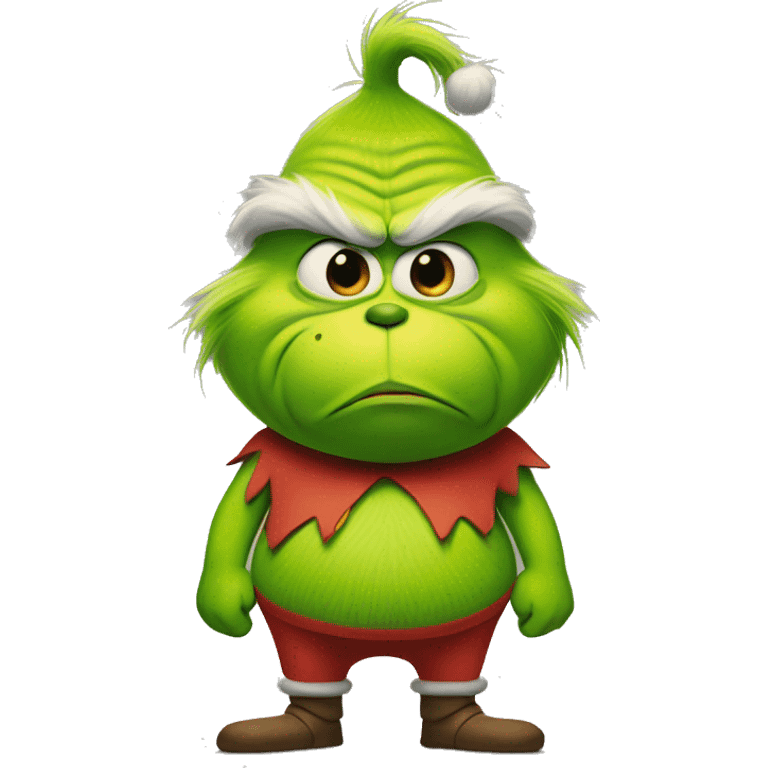 Grinch with wide hips emoji