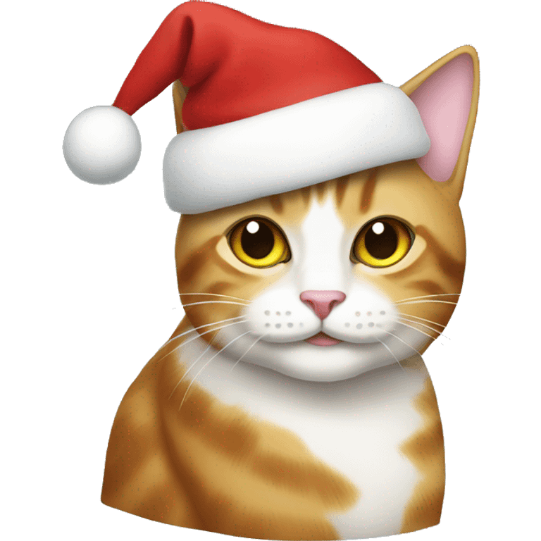 Christmas cat emoji