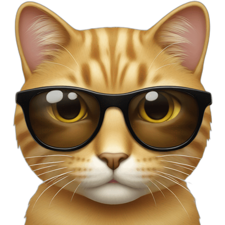 cat with sunglass emoji