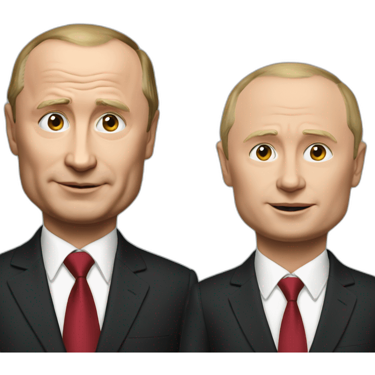 Makron with putin emoji