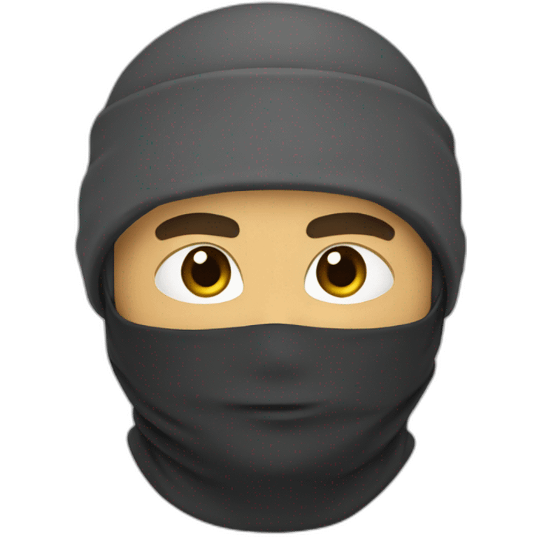 Ninja pelo suelto emoji