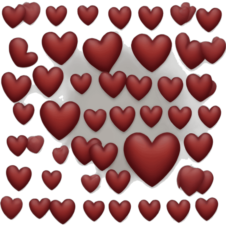 dark red heart  emoji