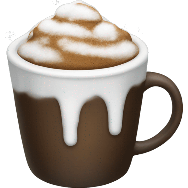 Coffe snow emoji