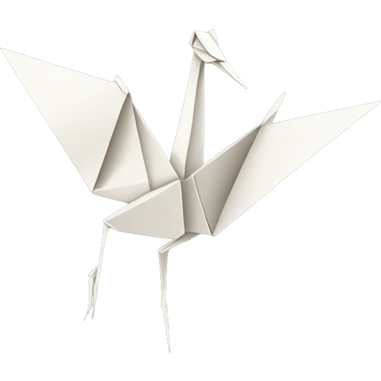 Origami crane emoji