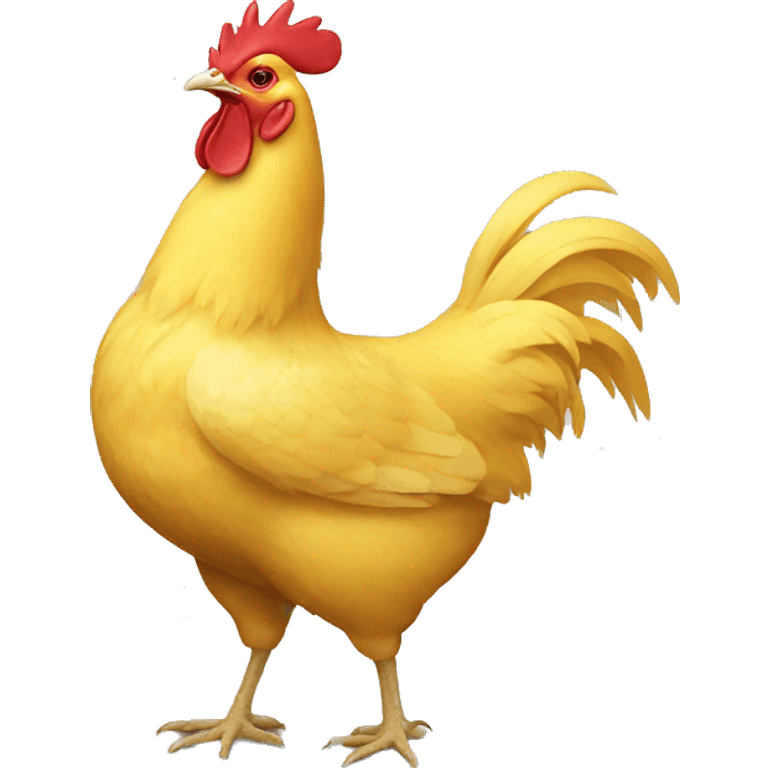 yellow hen emoji