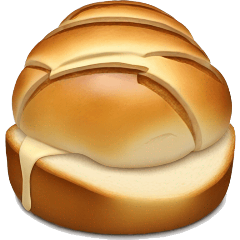 sourdough bread boule loaf honey drizzle  emoji