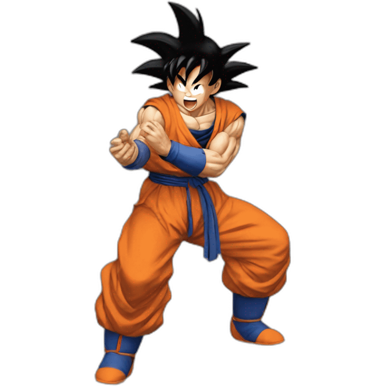 does goku clean nuts? emoji