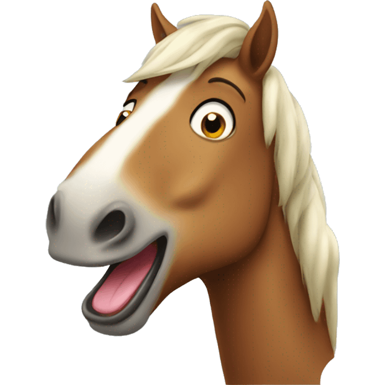 horse being funny  emoji