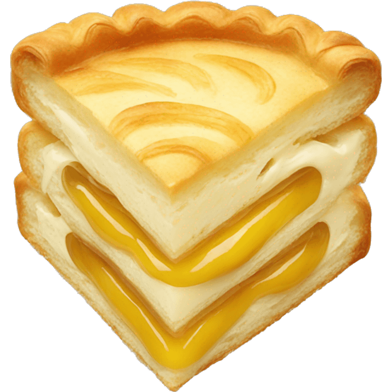 corne pastry with cream filling emoji