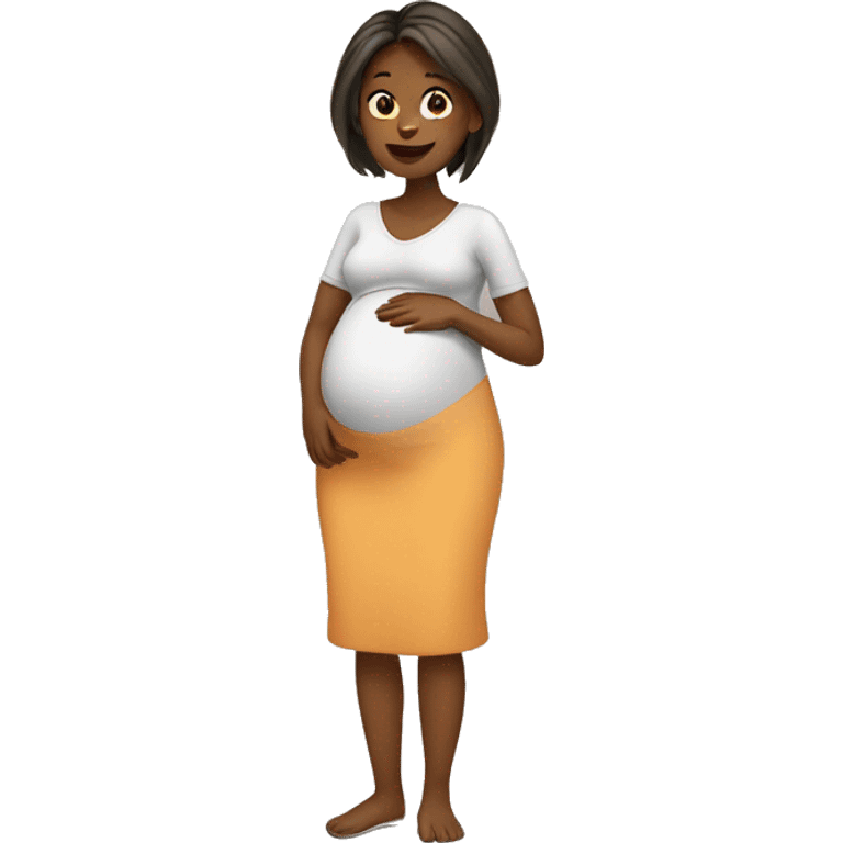 pregnant lady emoji